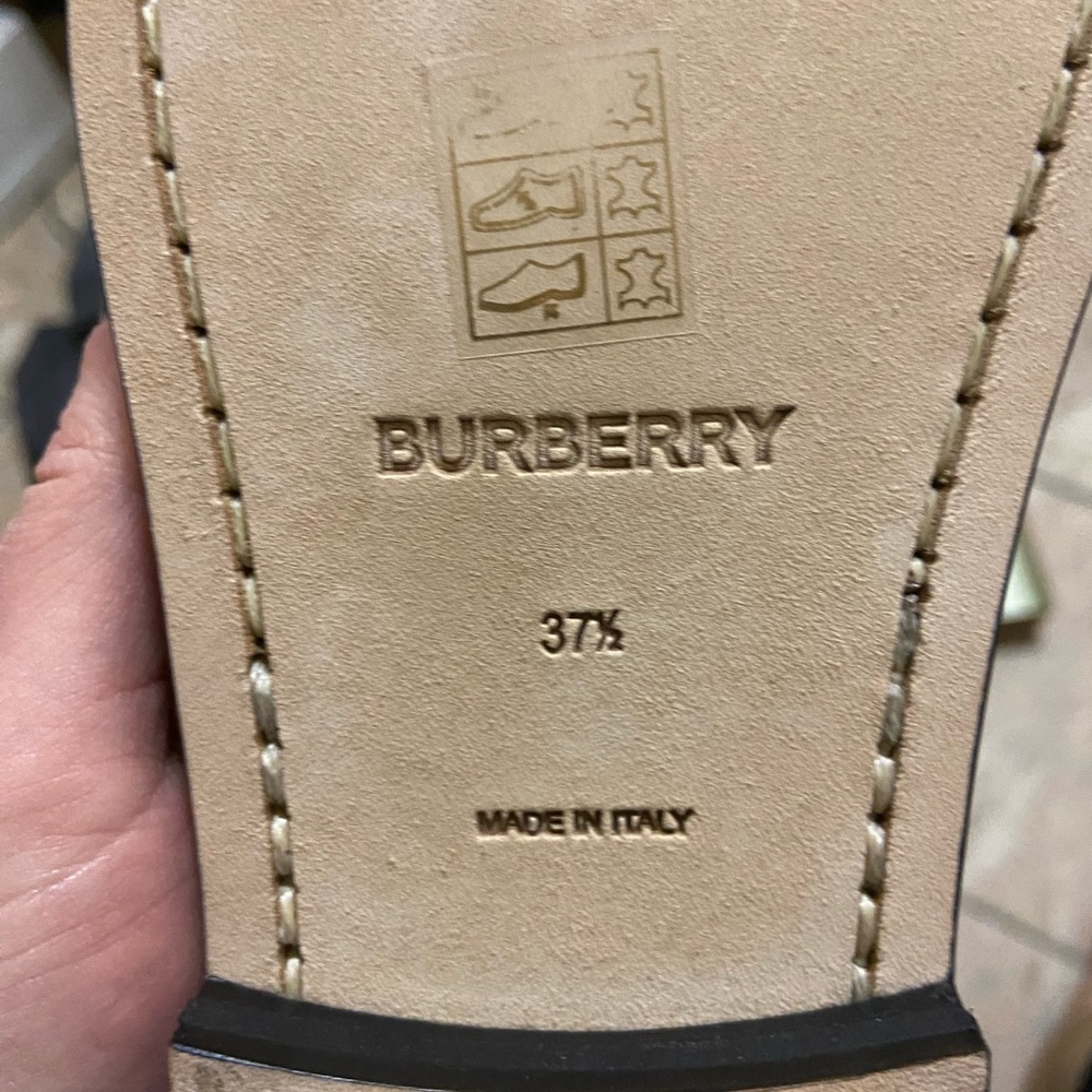 Burberry Ladies Rupert Leather Penny Loafers - Picture 6 of 8